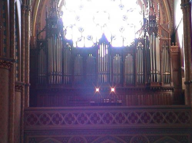 Organ at the st. Ludmila's church